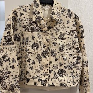 Entering skorts and jacket set. NWT, super cute, soft material size Small.